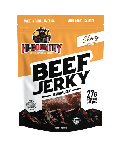 Honey Infused Beef Jerky, Jerky from Hi-Country Snack Foods Inc.