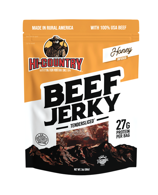 Honey Infused Beef Jerky, Jerky from Hi-Country Snack Foods Inc.