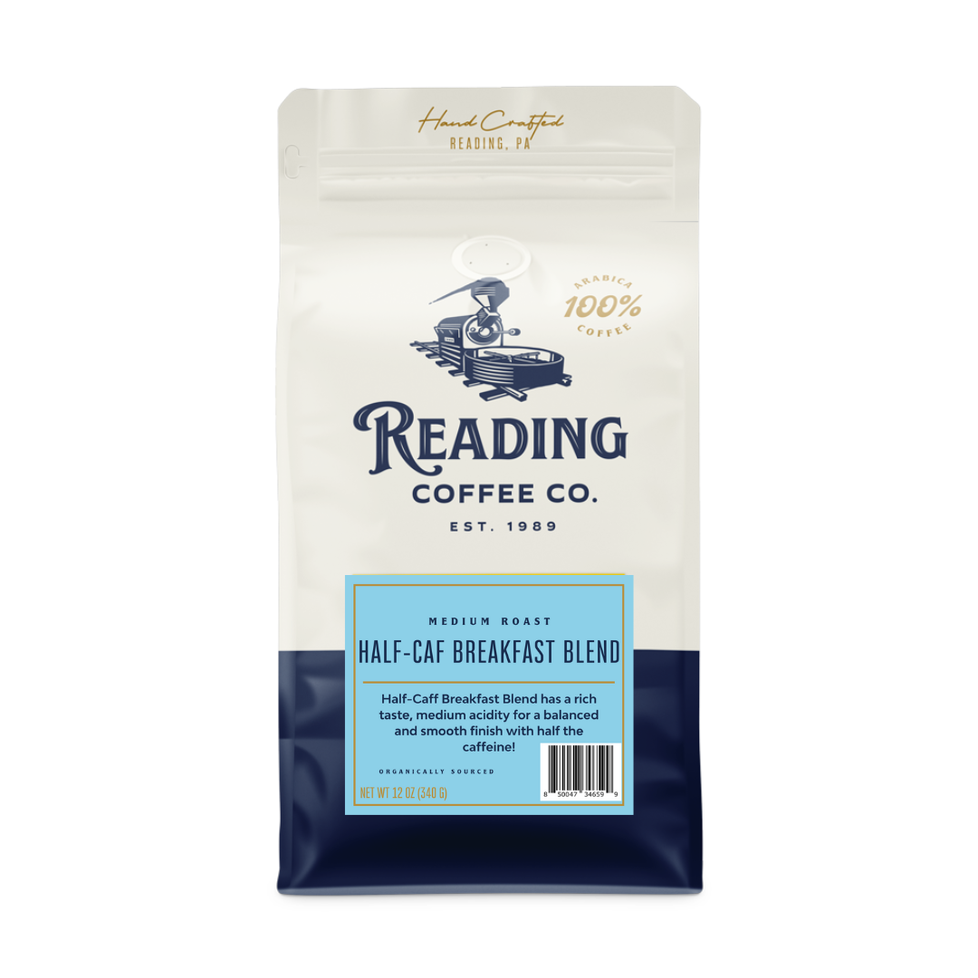 Half-Caf Breakfast Blend by Reading Coffee Company