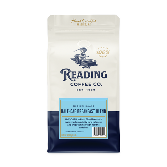 Half-Caf Breakfast Blend by Reading Coffee Company