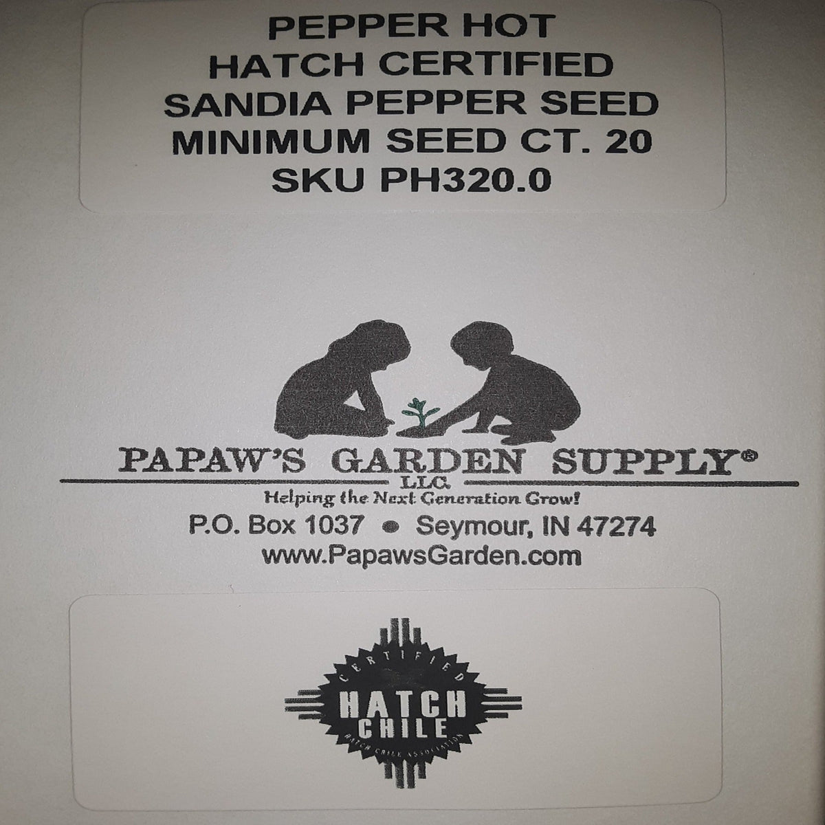 Hatch Cert. Sandia Chile Hot Pepper Seeds, image 5 of 7