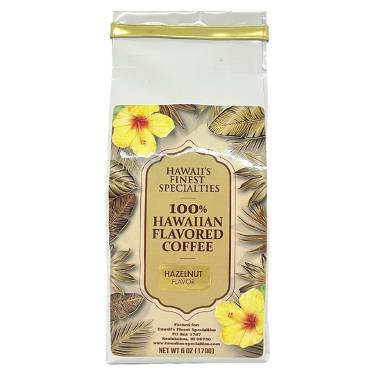 Hawaii's Finest Specialties - 100% Hawaiian Hazelnut Coffee by Tastes of Aloha