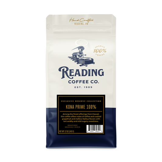 Hawaiian Kona Prime (100%) by Reading Coffee Company