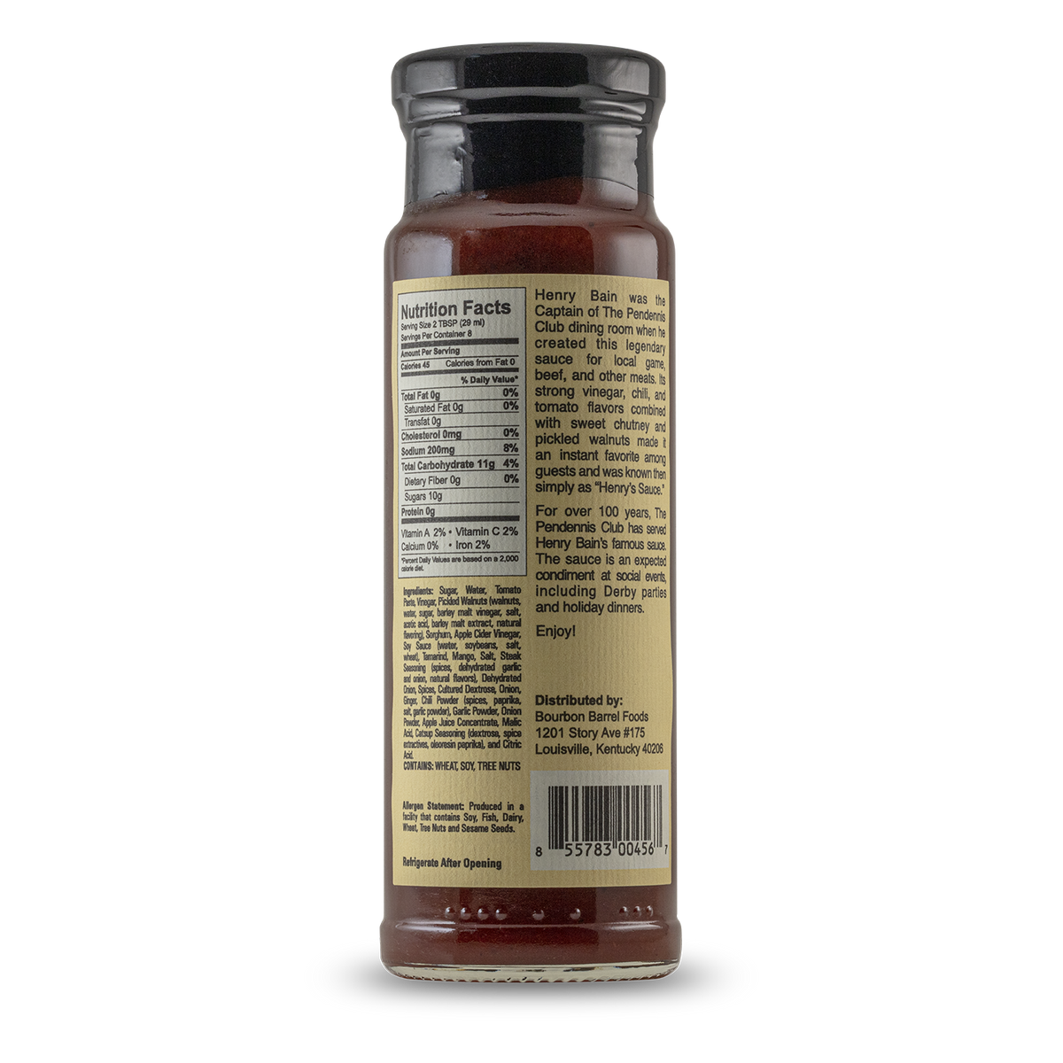 Pendennis Club The Original Henry Bain’s Sauce, Simple from Bourbon Barrel Foods