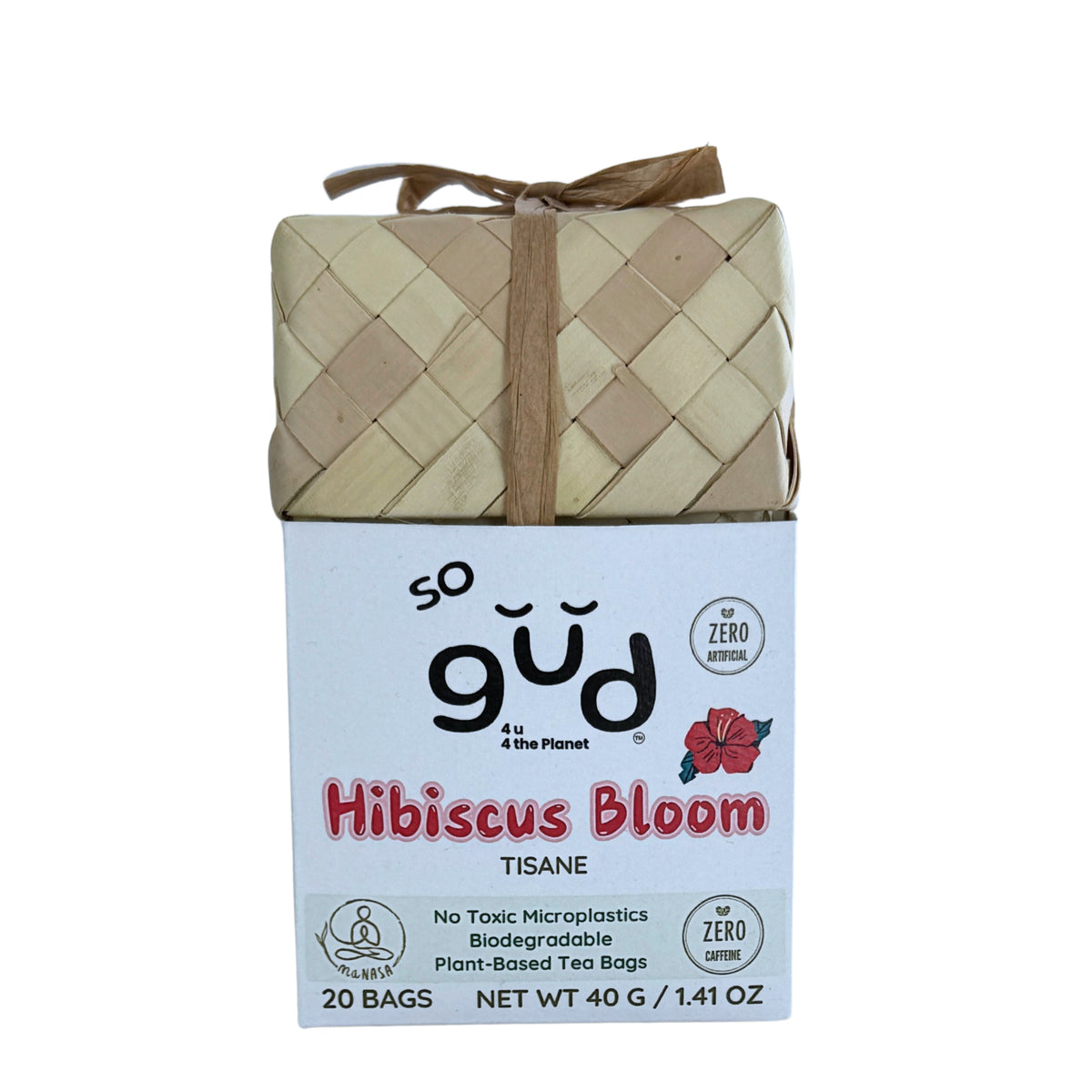 Hibiscus Bloom Tisane | Plant-based Tea Bags by so gud