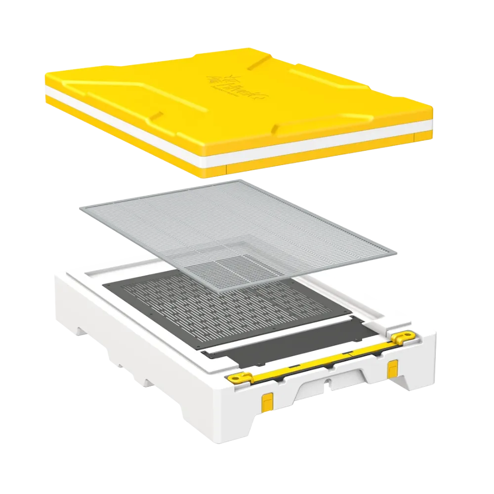 HiveIQ Base & Lid Kit w/ Queen Excluder