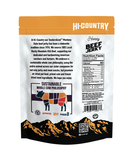 Honey Infused Beef Jerky, Jerky from Hi-Country Snack Foods Inc.