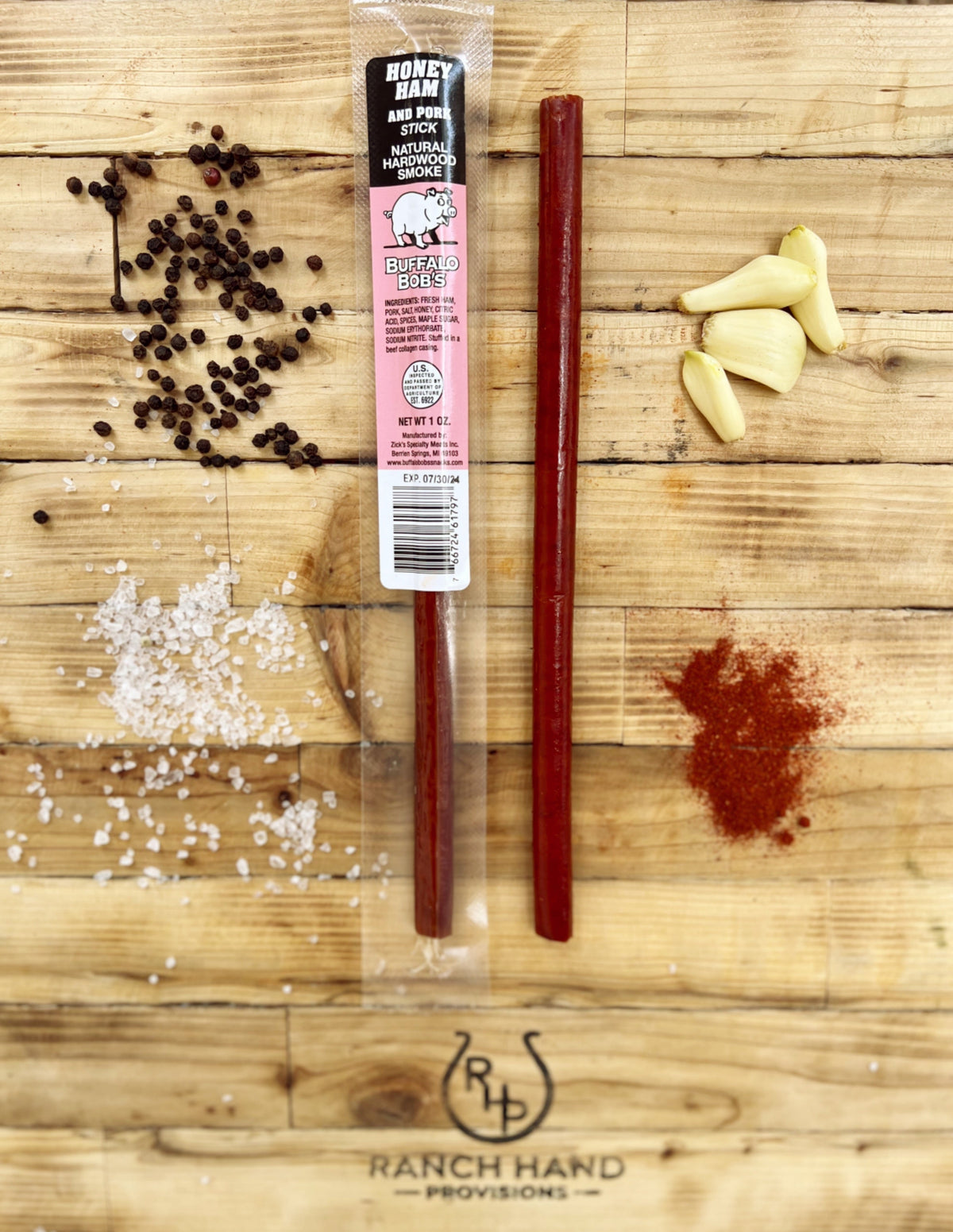 Ham Jerky Stick — Honey, Meat from Ranch Hand Provisions