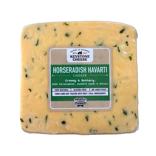 Horseradish Havarti, Cheese from Keystone Cheese