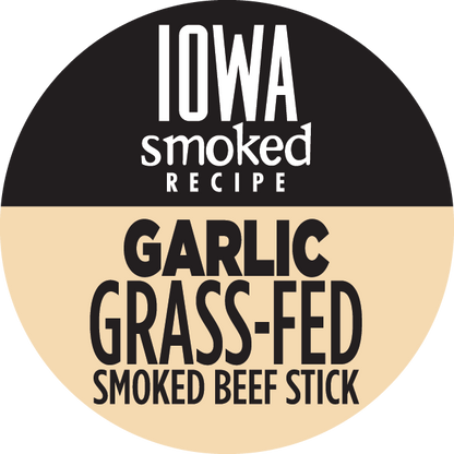 Garlic, Iowa Smoked Recipe, 100% Grass-Fed Beef Bites, 8-oz Packages