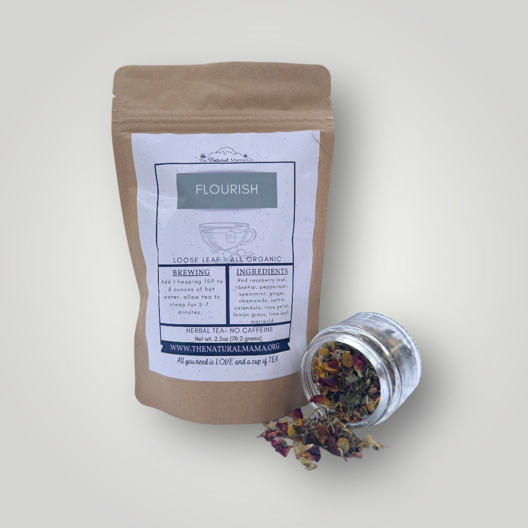 Flourish, Tea from The Natural Mama Co.