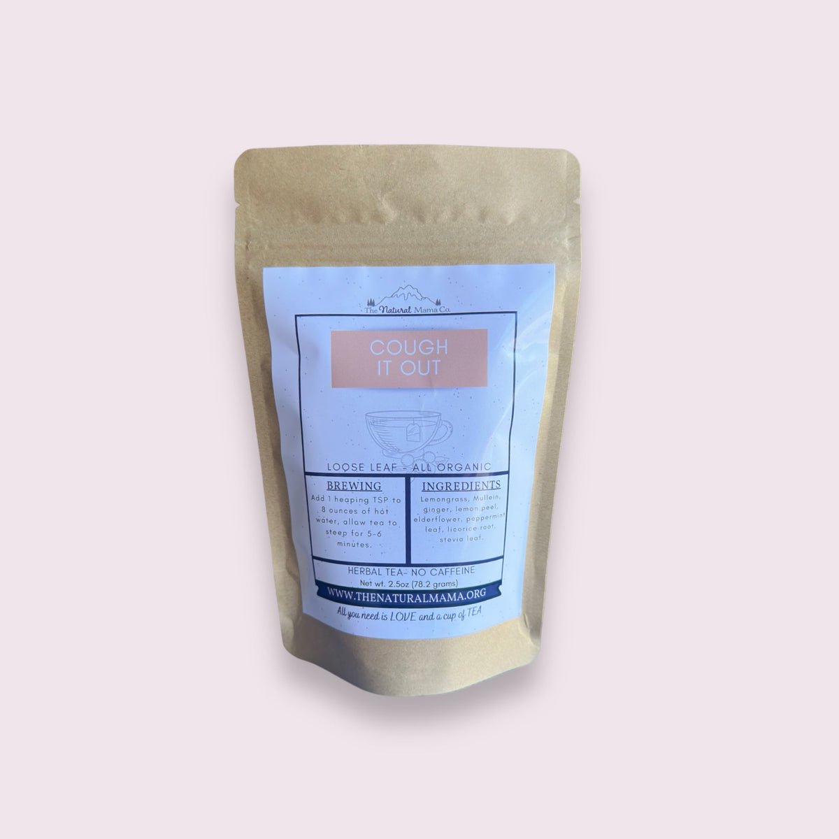 Cough it out, Tea from The Natural Mama Co