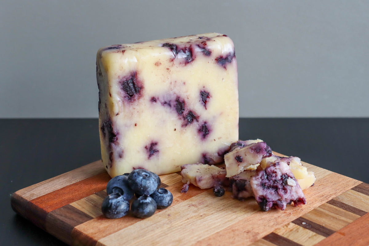Blueberry Infused Cheddar, Cheese from Keystone Cheese