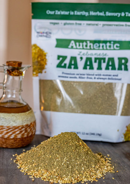 Authentic Za'atar Bulk Bag (12 oz) NonGMO project Verified from Terranean Spices, Spreads & Snacks