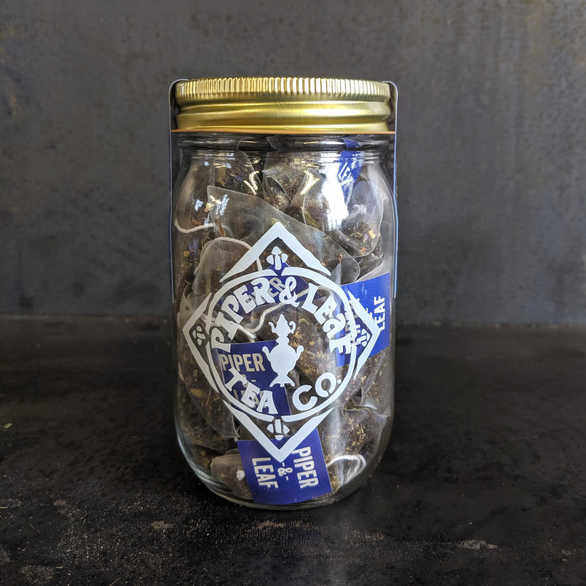 Front Porch Special Party Pack 25 Sachets in Pint Jar by Piper and Leaf Tea Co.