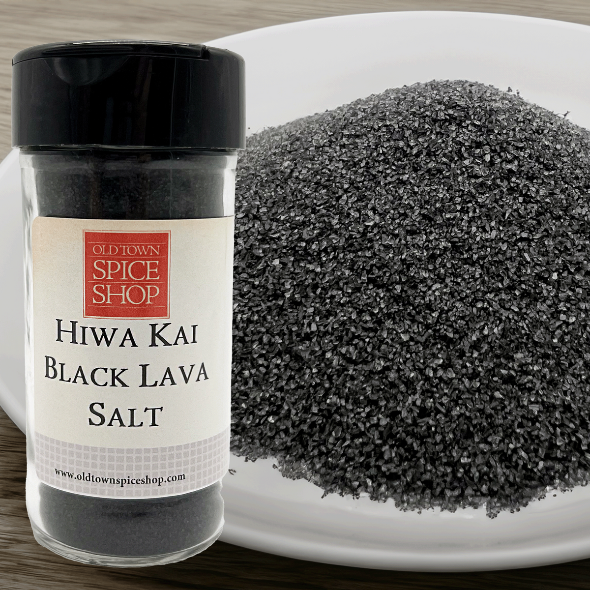 Hiwa Kai Black Hawaiian Lava Salt by Old Town Spice Shop