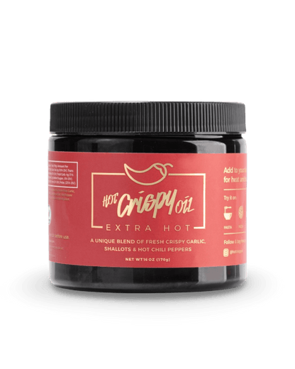 Extra Hot Crispy Oil –  Chili Crisp Garlic Oil