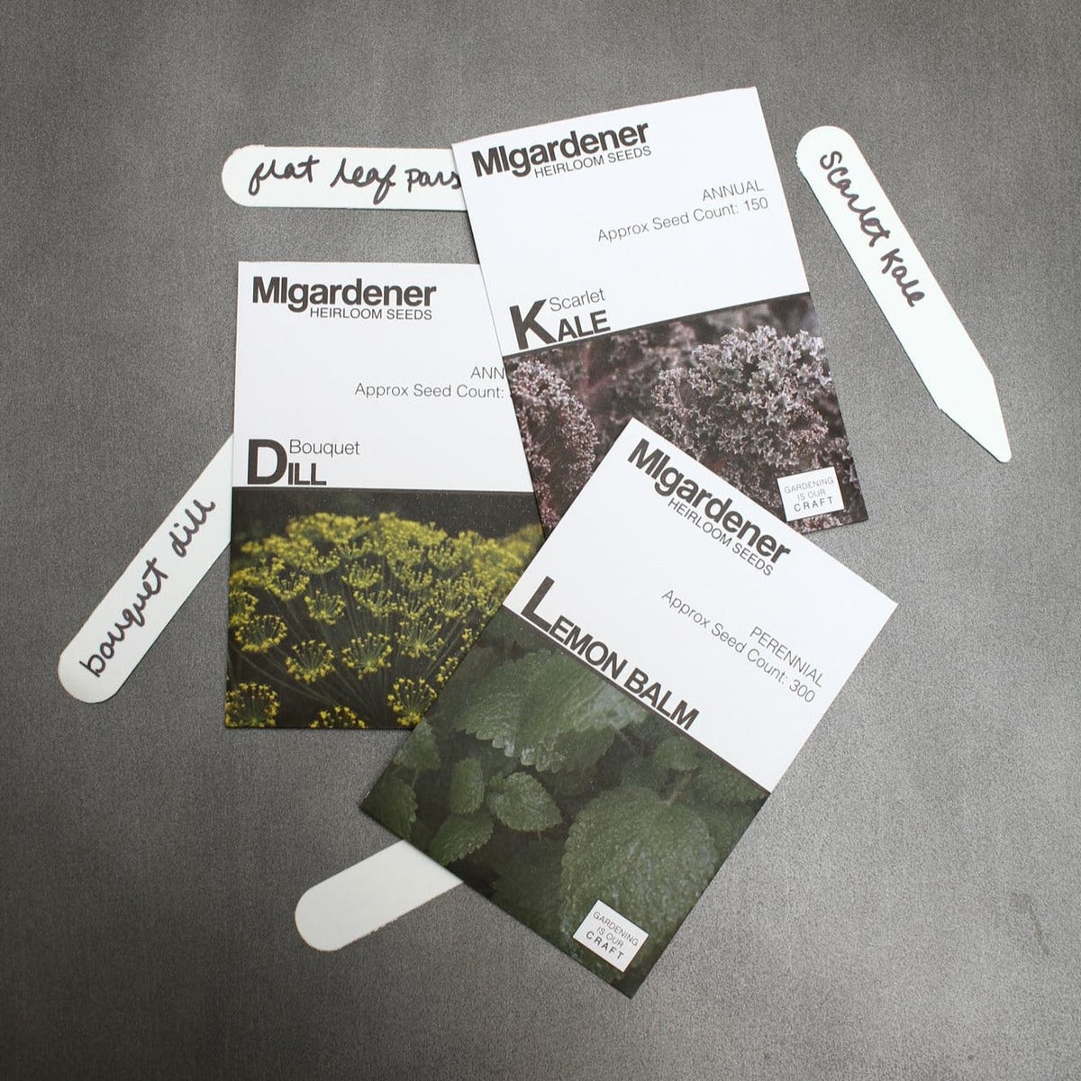 4" White Plant labels (10 ct.) by MIgardener