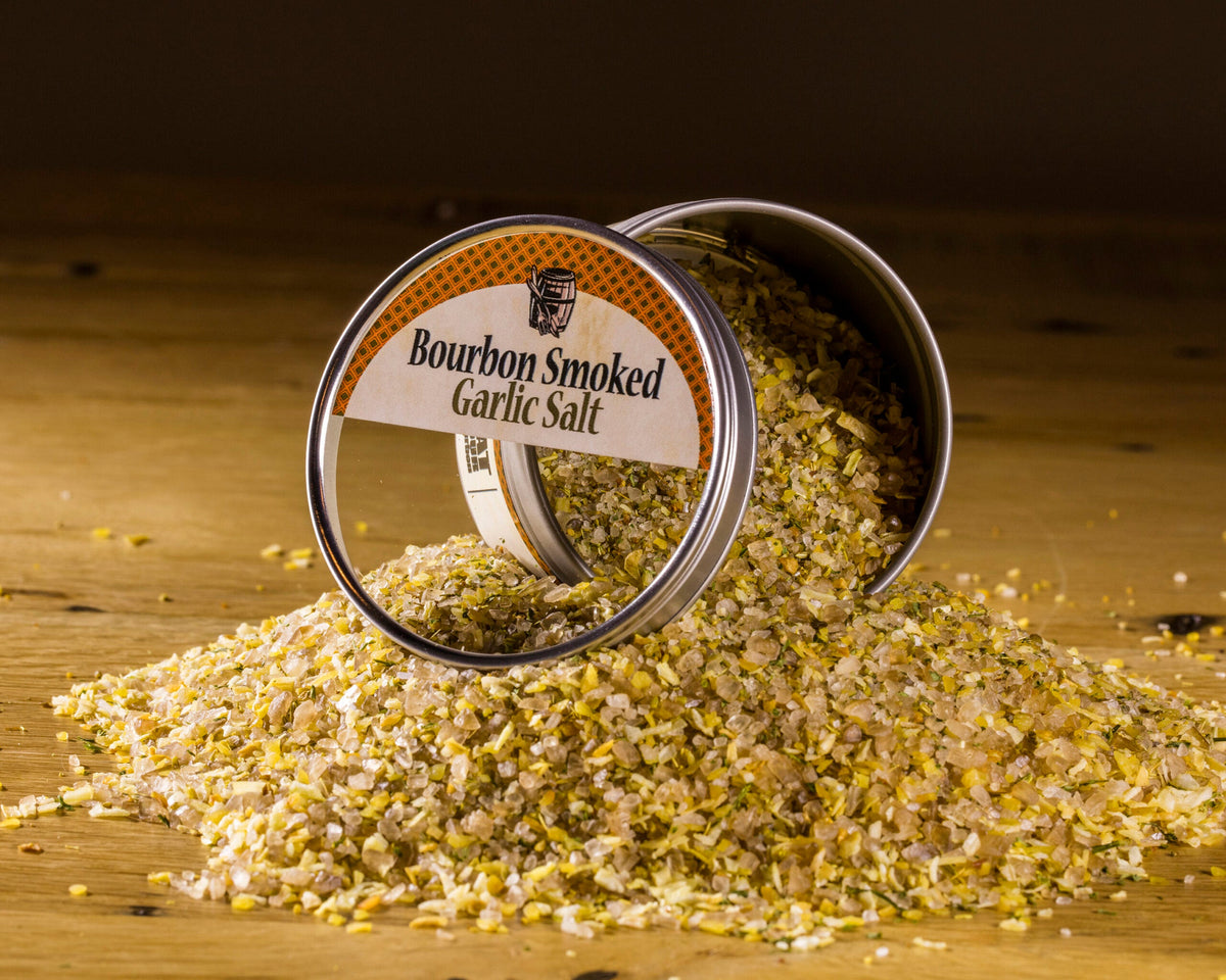 Bourbon Smoked Garlic Salt, Simple from Bourbon Barrel Foods