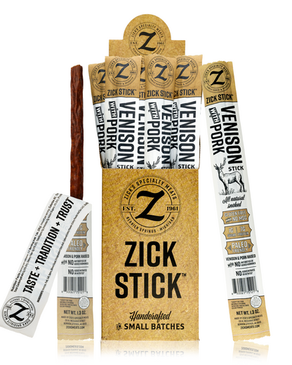 Venison with Pork Jerky Stick — Original, Meat from Ranch Hand Provisions