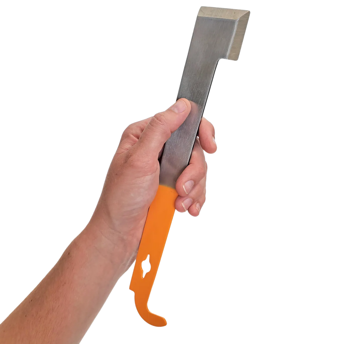 J Hook Orange Hive Tool by Foxhound Bee Company