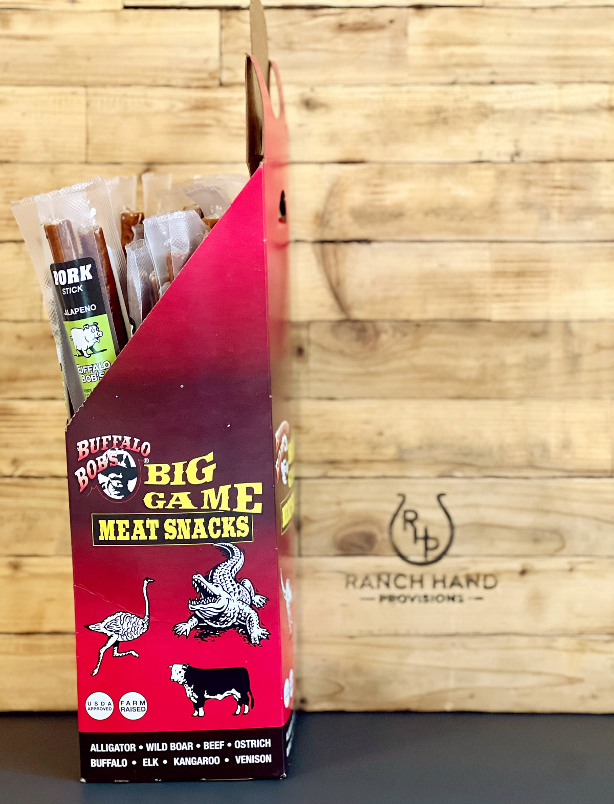 Pork Jerky Stick — Jalapeño, Meat from Ranch Hand Provisions