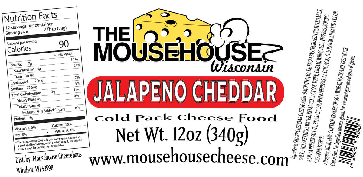 Jalapeno Cheddar Spread, 12 oz