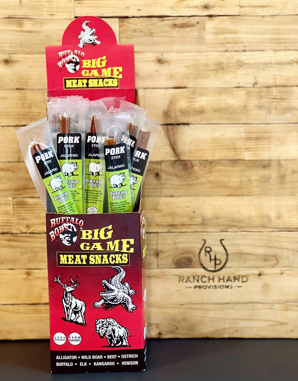 Pork Jerky Stick — Jalapeño, Meat from Ranch Hand Provisions