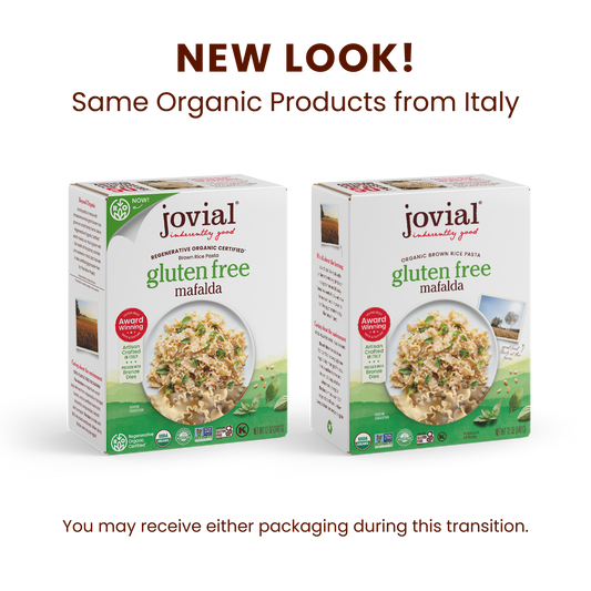 Organic Gluten Free Brown Rice Mafalda from Jovial Foods, Inc