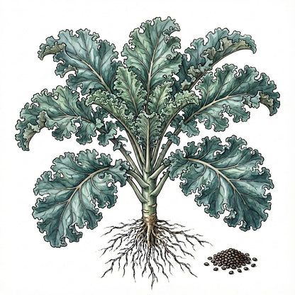 KALE Seeds, Vates Blue Curled