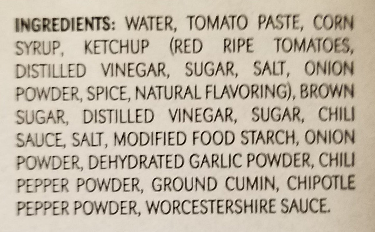 JR's Chipotle Ketchup