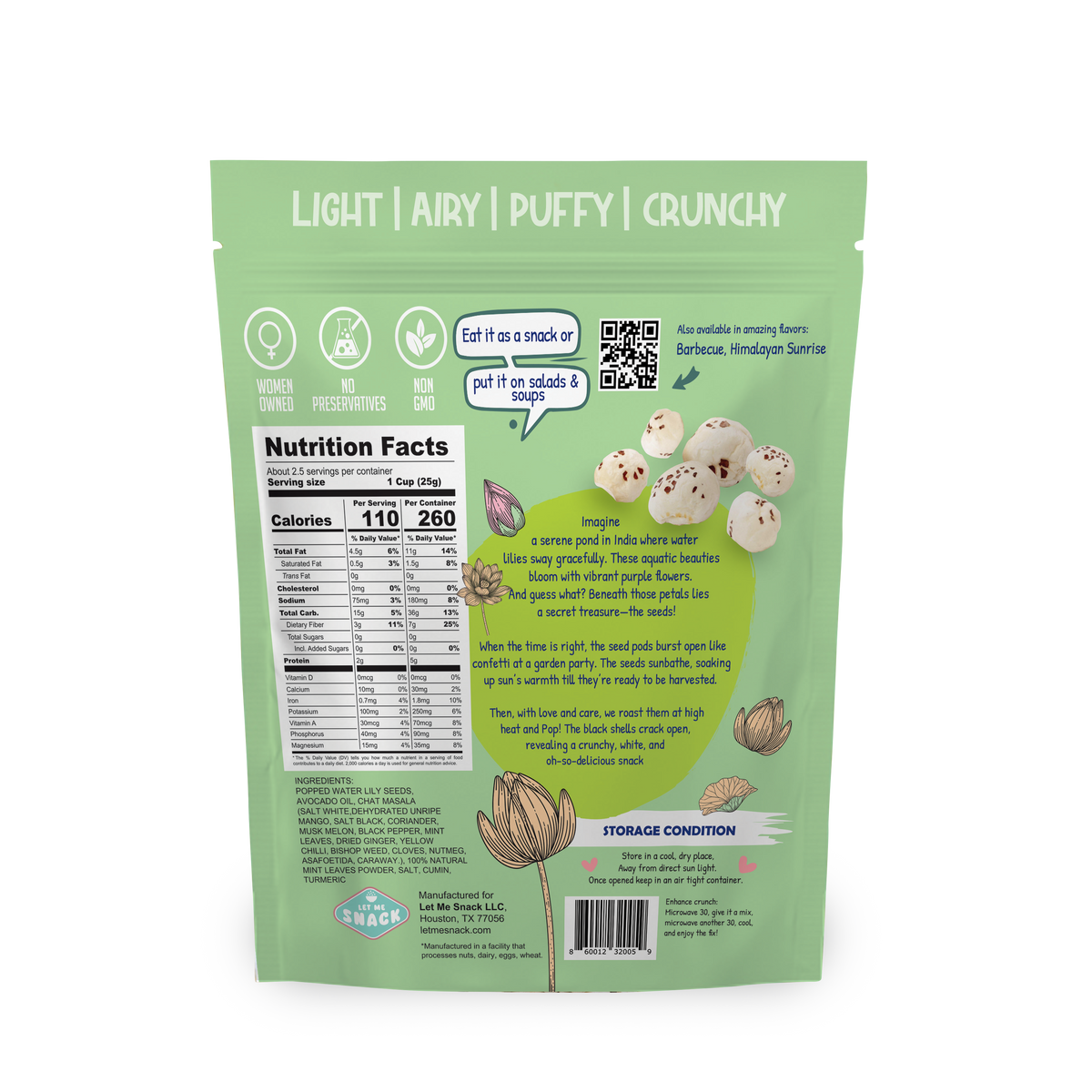 Mint Masala from Let me snack LLC