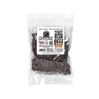 10 oz Beef Super Slab Bites, Jerky from Hi-Country Snack Foods Inc.