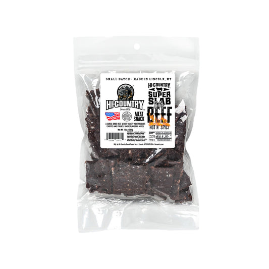 10 oz Beef Super Slab Bites, Jerky from Hi-Country Snack Foods Inc.
