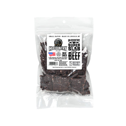 10 oz Beef Super Slab Bites, Jerky from Hi-Country Snack Foods Inc.