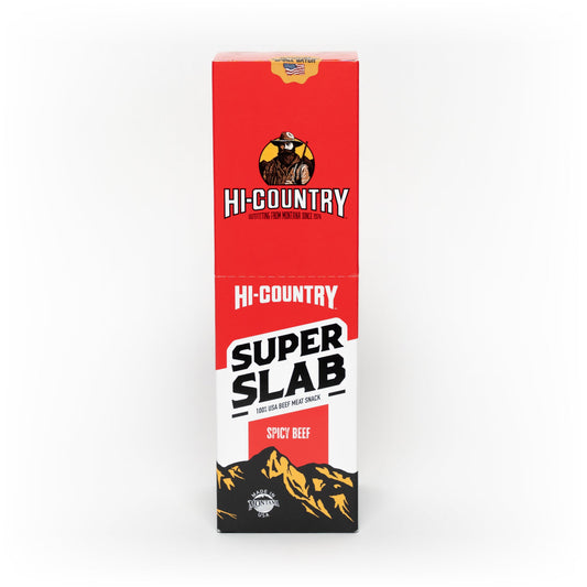 20 oz. Super Slab Beef Jerky Caddy - Spicy, Meat Snacks from Hi-Country Snack Foods Inc.
