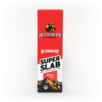 Hot & Spicy Elk Super Slab Caddy 20 CT, Jerky from Hi-Country Snack Foods Inc.