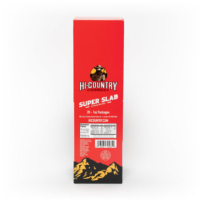 Hot & Spicy Elk Super Slab Caddy 20 CT, Jerky from Hi-Country Snack Foods Inc.
