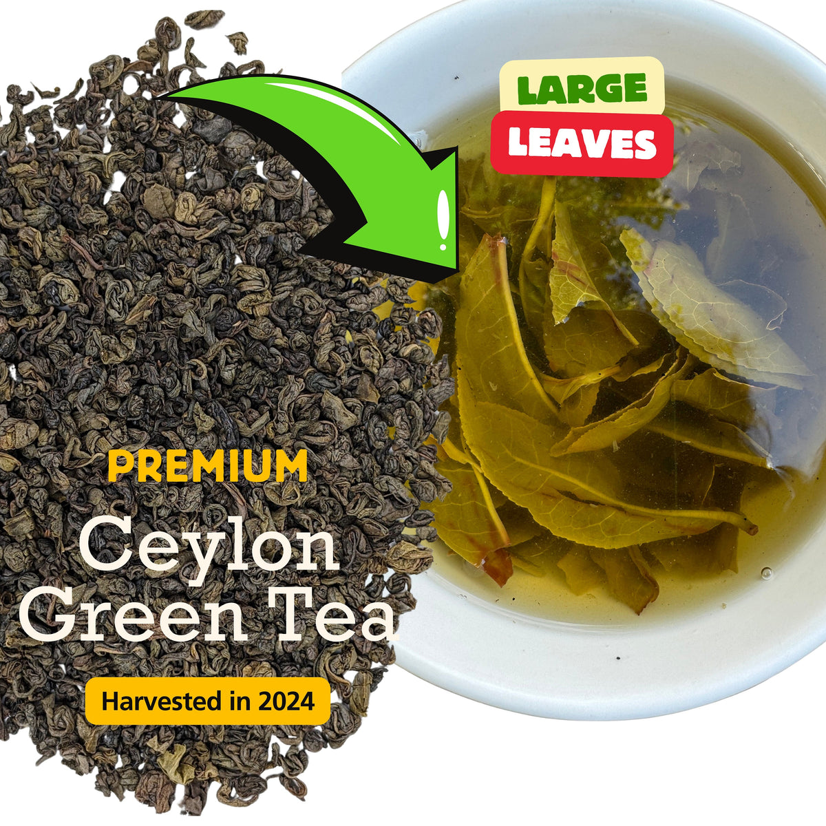 Green Tea | Loose Leaf Young Hyson (YH) Green Tea, image 3 of 13