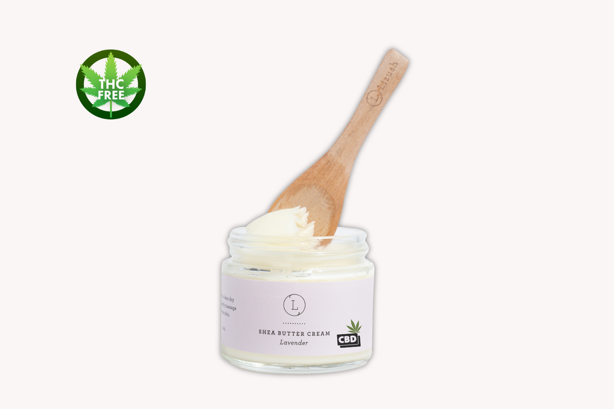 CBD Lavender Shea Butter with CBD, Body Cream (THC free), Health & Beauty from Lizush