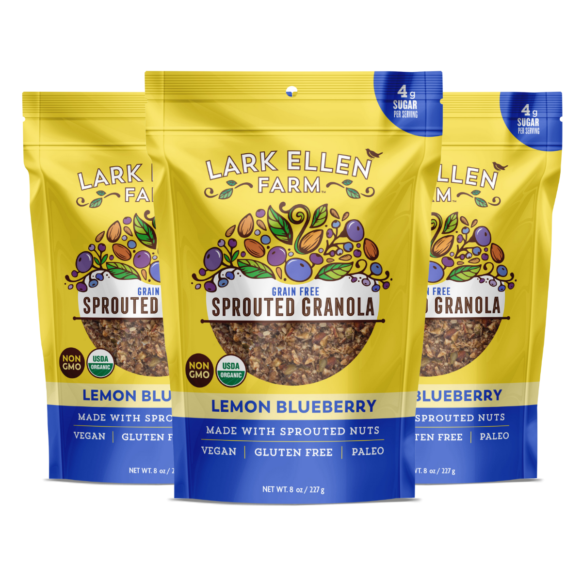 Lemon Blueberry Sprouted Granola, image 4 of 5