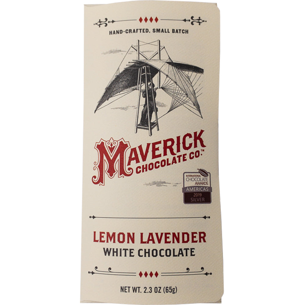 Lemon Lavender White Chocolate, Confection from MaverickChocolate