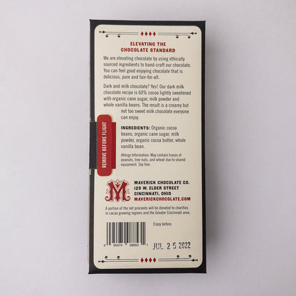 60% Dark Milk Chocolate, Confection from MaverickChocolate