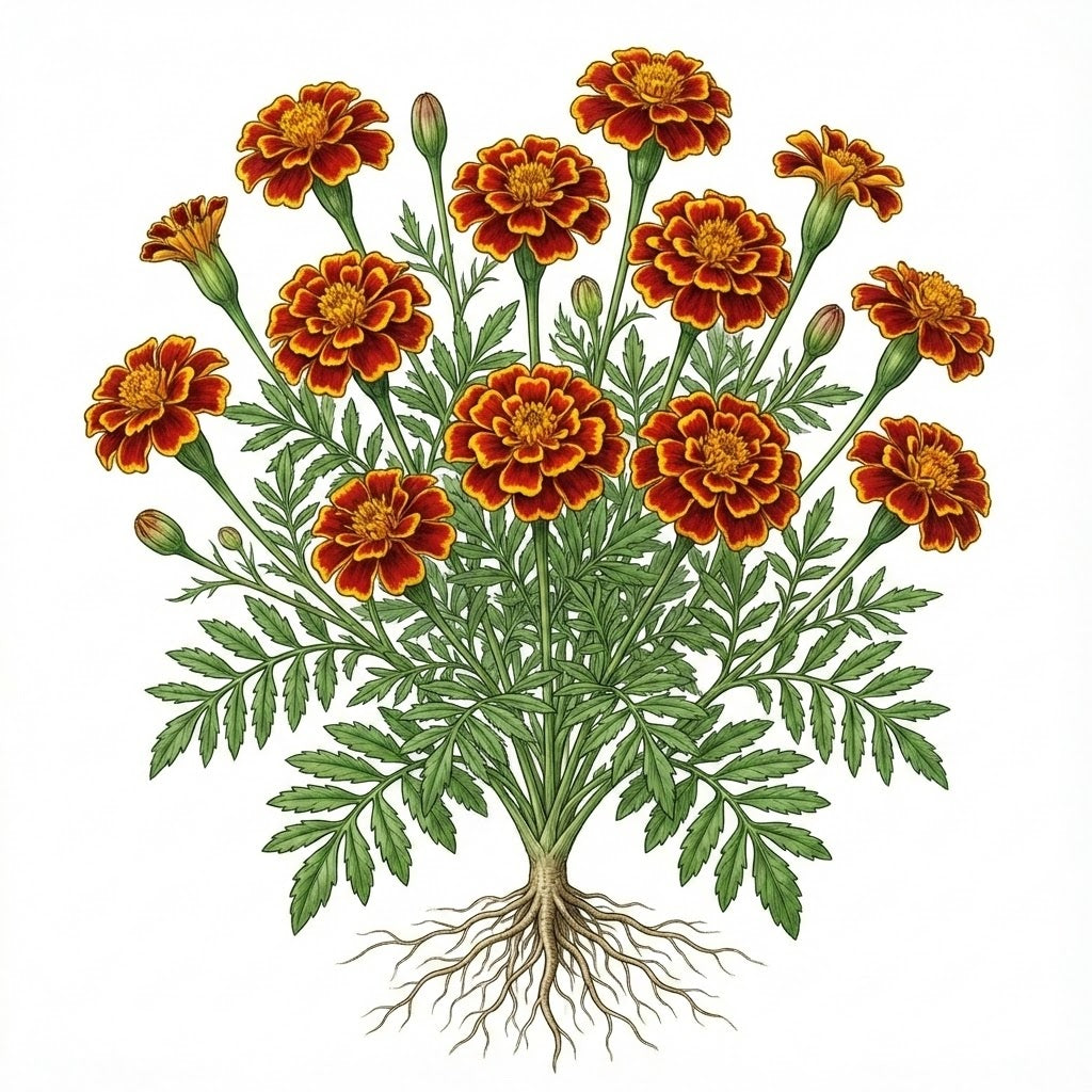 MARIGOLD Seeds, Sparky Mix by 99Heirlooms.com