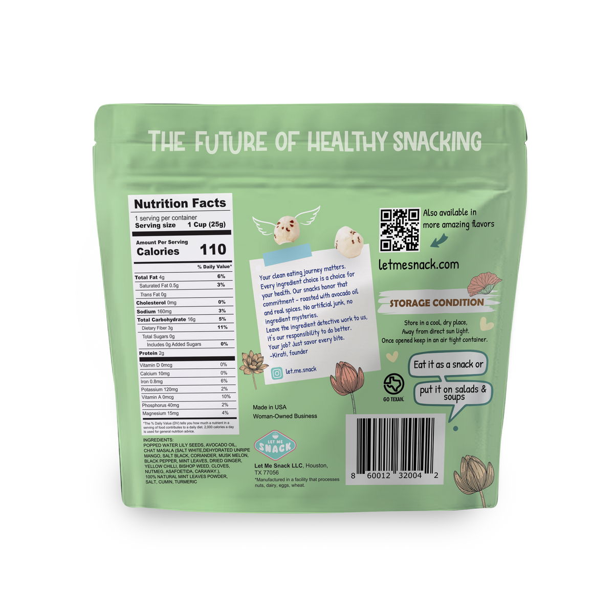 Mint Masala from Let me snack LLC