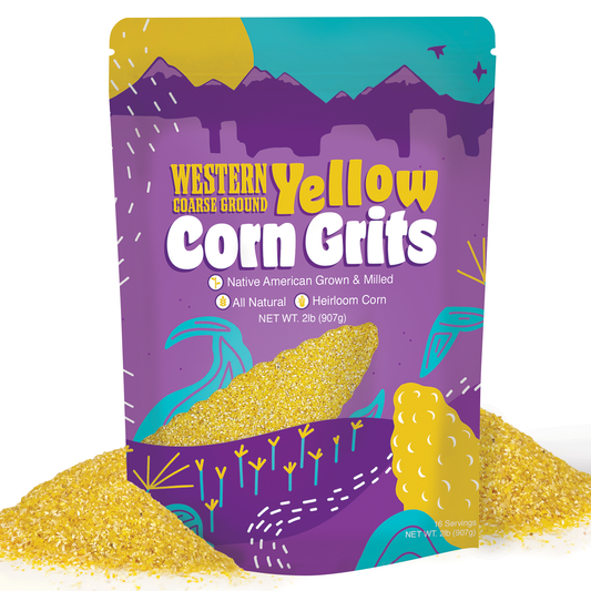 Western Heirloom Yellow Corn Grits by FishSki Provisions
