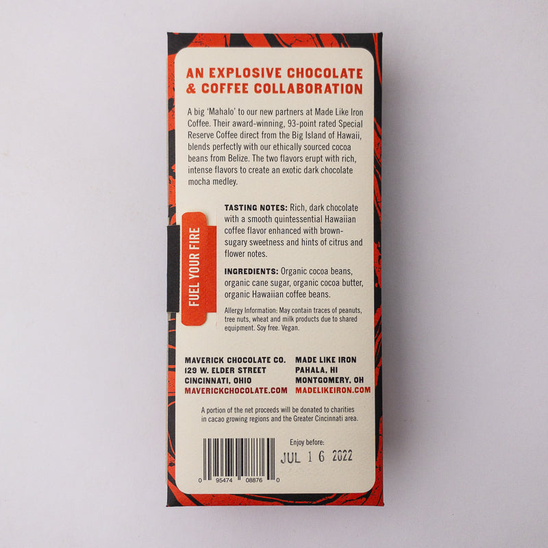 Made Like Iron Hawaiian Coffee, Confection from MaverickChocolate
