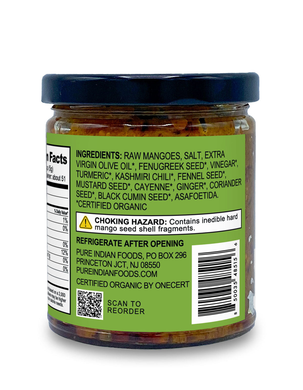Indian Raw Mango Pickle - Limited Edition Seasonal Item - 9 oz