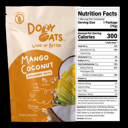 10-Pack Sampler Box with jar, Box from Dozy Oats