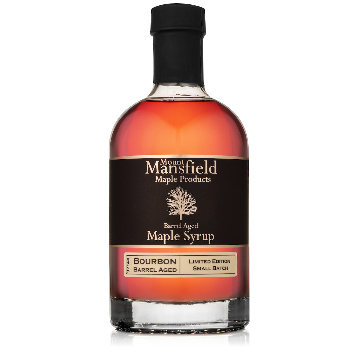 Bourbon Barrel Aged Vermont Maple Syrup by Mount Mansfield Maple Products